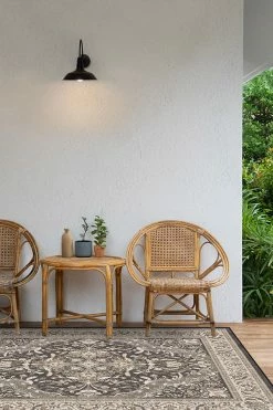 Buy 💯 Ruggable Outdoor Allura Dark Wood Rug ✨ -Outdoor Rugs Store allura dark wood C RC LH027 57 V2