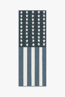 Cheap 🔔 Ruggable American Flag Blue Rug 🛒 -Outdoor Rugs Store american flag blue A RC 0746 27 V2