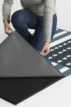 Cheap 🔔 Ruggable American Flag Blue Rug 🛒 -Outdoor Rugs Store american flag blue B RC 0746 27
