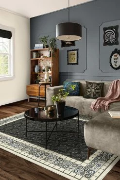 Hot Sale 🤩 Ruggable Anna Sui Folk Heritage Sage Rug 🔔 -Outdoor Rugs Store anna sui folk heritage sage C RC AS011 57