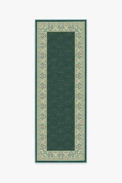 Outlet 💯 Ruggable Anna Sui Sundborn Castleton Green Rug 🥰 -Outdoor Rugs Store anna sui sunborn castleton green A RC AS016 27