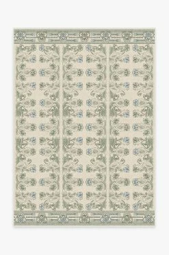 Best deal 🧨 Ruggable Anna Sui Vintage Rose Art Nouveau Sagebrush Rug 👏