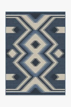 Outlet 🔥 Ruggable Anza Slate Blue Rug 🎁