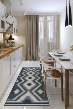 Outlet 🔥 Ruggable Anza Slate Blue Rug 🎁 -Outdoor Rugs Store anza slate blue C RC 0681 27