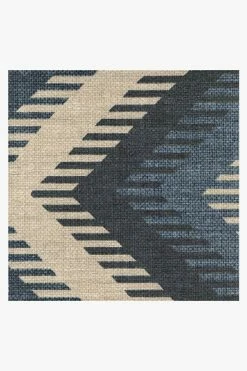 Outlet 🔥 Ruggable Anza Slate Blue Rug 🎁 -Outdoor Rugs Store anza slate blue D RC 0681 27