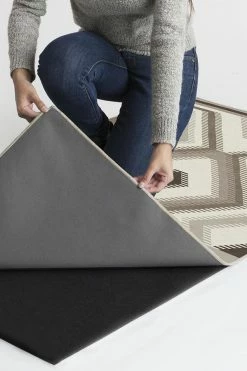 New 💯 Ruggable Anza Warm Grey Rug 👍 -Outdoor Rugs Store anza warm grey B RC 0682 27