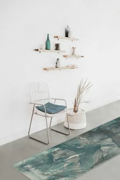 Best deal 💯 Ruggable Aurora Teal Grey Rug 🔥 -Outdoor Rugs Store aurora teal grey C RC MO007 27 V2