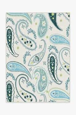 Cheapest ❤️ Ruggable Boteh Blue Rug 🤩