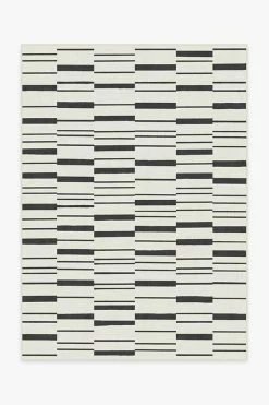 New 😉 Ruggable Broken Stripe Black Rug ✨