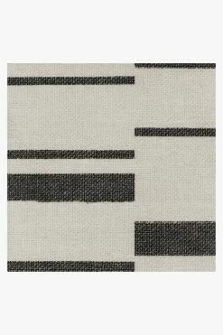 New 😉 Ruggable Broken Stripe Black Rug ✨ -Outdoor Rugs Store broken stripe black D RC 0628 27