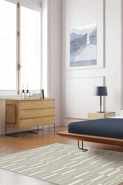 Deals 💯 Ruggable Broken Stripe Grey Rug ⌛ -Outdoor Rugs Store broken stripe grey C RC 0629 57