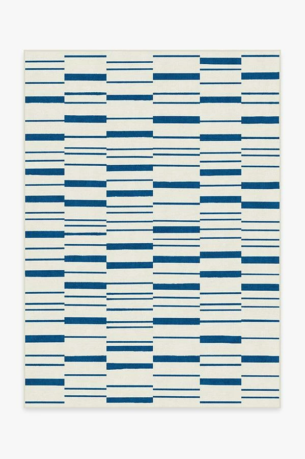 New โจ Ruggable Broken Stripe Indigo Rug ๐ 1 New โจ Ruggable Broken Stripe Indigo Rug ๐