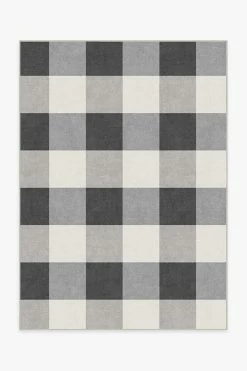 Top 10 🌟 Ruggable Buffalo Plaid Black & White Rug 😀