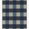 Flash Sale 😀 Ruggable Buffalo Plaid Blue & Ivory Rug 🧨