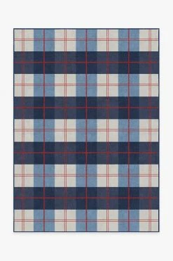 Best Sale โ Ruggable Buffalo Plaid Red & Blue Rug ๐