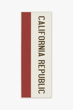 Discount ✔️ Ruggable California Red Rug 🤩 -Outdoor Rugs Store california red A RC 0700 27 V3