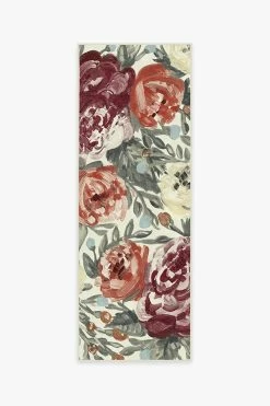 Outlet 🎉 Ruggable Camellia Currant Rug 💯 -Outdoor Rugs Store camellia currant A RC 0598 27 V2