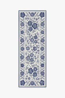 Top 10 🤩 Ruggable Outdoor Carmela Suzani Delft Blue Rug 🛒 -Outdoor Rugs Store carmela suzani delft blue A RC OT029 27