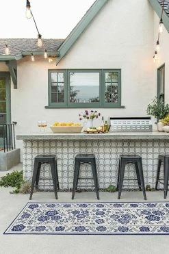 Top 10 🤩 Ruggable Outdoor Carmela Suzani Delft Blue Rug 🛒 -Outdoor Rugs Store carmela suzani delft blue C RC OT029 27