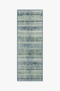 Wholesale 💯 Ruggable Casablanca Blue Green Rug 😍 -Outdoor Rugs Store casablanca blue green A RC 0212 27