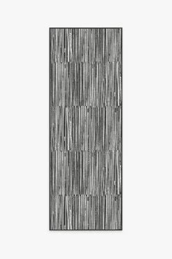 Buy ๐ฏ Ruggable Caspian Stripe Black Rug ๐ 12 Buy ๐ฏ Ruggable Caspian Stripe Black Rug ๐ -Outdoor Rugs Store caspian stripe black A RC 0608 27 V2