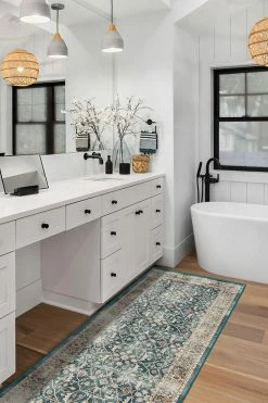 Brand new 🎉 Ruggable Celestine Teal Blue Rug 🤩 -Outdoor Rugs Store celestine teal blue C RC JB005 27