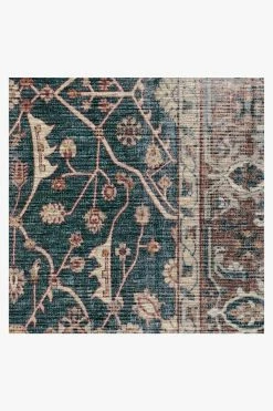 Brand new 🎉 Ruggable Celestine Teal Blue Rug 🤩 -Outdoor Rugs Store celestine teal blue D RC JB005 27