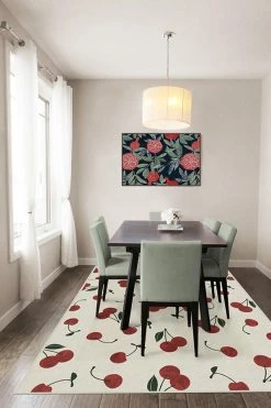 Best deal 🛒 Ruggable Cherry Red Rug 👏 -Outdoor Rugs Store cherry red C RC TP001 57