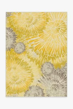 Cheap 🔔 Ruggable Chrysanthemum Yellow Rug ❤️