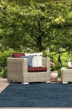 Top 10 ❤️ Ruggable Outdoor Chunky Solid Blue Rug 👍 -Outdoor Rugs Store chunky solid blue C RC OD024 57