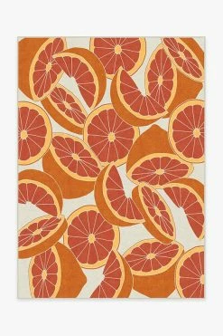 Best Sale 🔥 Ruggable Citrus Blood Orange Rug ⌛