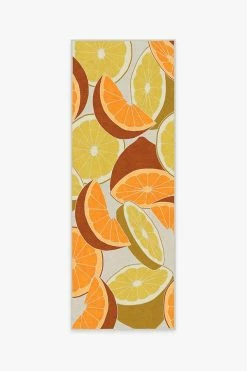Cheap 🌟 Ruggable Citrus Lemon Rug 🎉 -Outdoor Rugs Store citrus lemon A RC TP015 27 V2