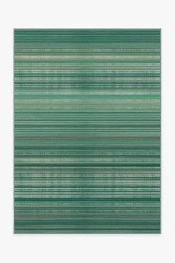 Cheap 👏 Ruggable Coastal Linear Stripe Aqua Rug 😉