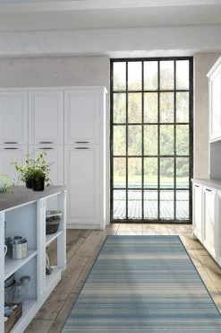 Cheap ❤️ Ruggable Coastal Linear Stripe Slate Rug 🔔 -Outdoor Rugs Store coastal linear striped slate C RC 0324 27