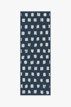 Promo 🧨 Ruggable Outdoor Cobblestone Navy Rug 👍 -Outdoor Rugs Store cobblestone navy B RC OD034 27