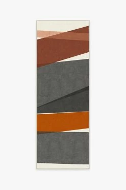 Flash Sale 🔔 Ruggable Color Field in Orange Rug ⌛ -Outdoor Rugs Store color field orange A RC 0525 27 V2