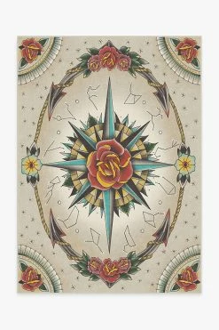 Buy 🌟 Ruggable Compass Rose Rug 🔥