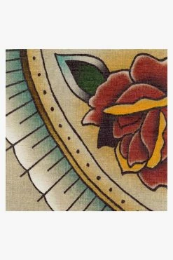 Buy 🌟 Ruggable Compass Rose Rug 🔥 -Outdoor Rugs Store compass rose D RC 0634 27