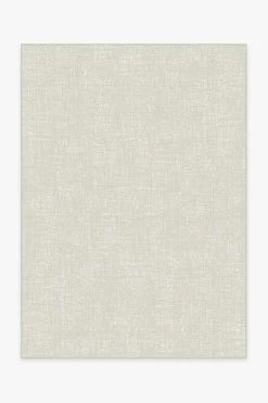 Budget ๐ Ruggable Crosshatch Light Grey Rug ๐