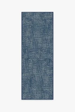 Promo 🥰 Ruggable Crosshatch Sapphire Rug 🤩 -Outdoor Rugs Store crosshatch sapphire A RC 0401 27 V3