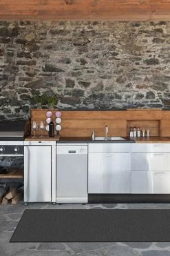 Budget 😀 Ruggable Outdoor Denim Solid Black Rug 🌟 -Outdoor Rugs Store denim solid black C RC OD009 27