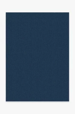 Best Pirce 👏 Ruggable Outdoor Denim Solid Indigo Blue Rug 🎁