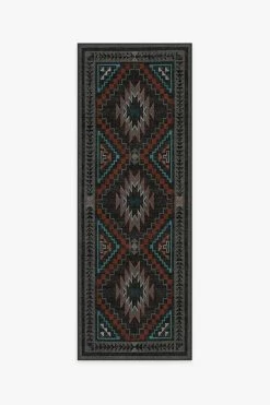 Deals ⌛ Ruggable Desert Charcoal Rug 😀 -Outdoor Rugs Store desert charcoal A RC 0694 27