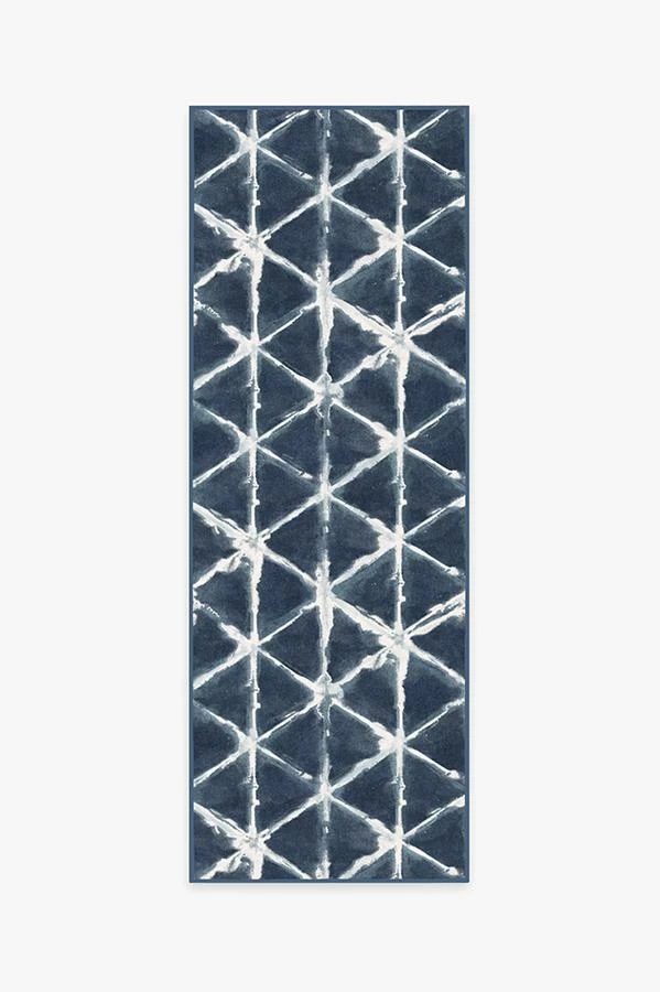 Deals ๐ Ruggable Diamond Shibori Navy Rug โญ 5 Deals ๐ Ruggable Diamond Shibori Navy Rug โญ - Image 5