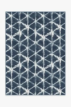 Deals 😉 Ruggable Diamond Shibori Navy Rug ⭐