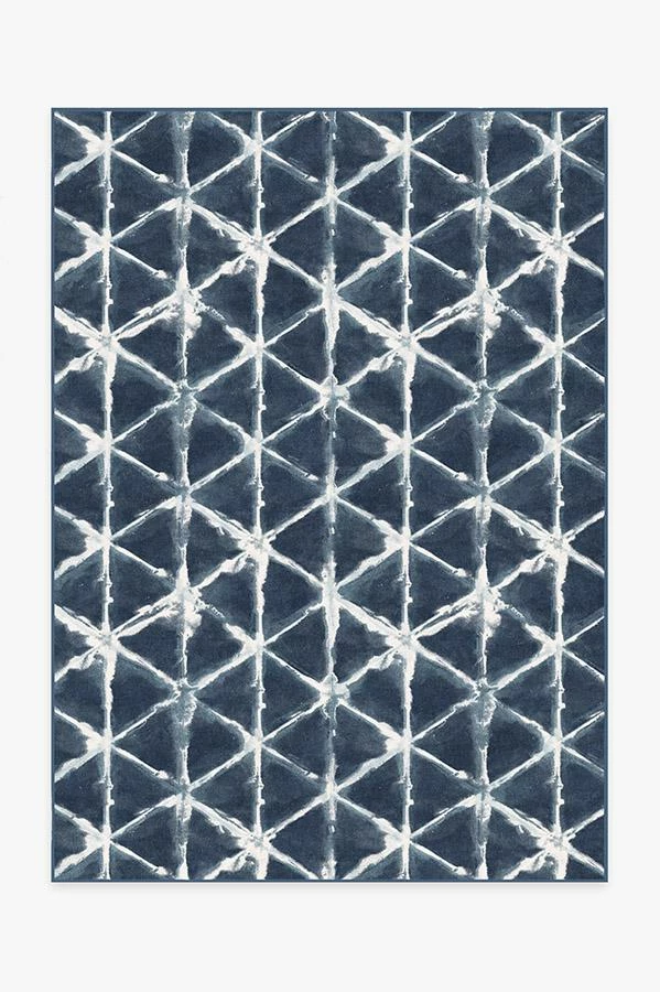 Deals ๐ Ruggable Diamond Shibori Navy Rug โญ 1 Deals ๐ Ruggable Diamond Shibori Navy Rug โญ