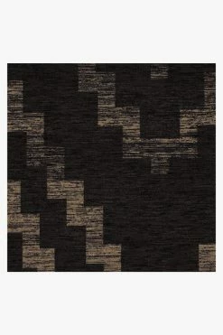 Budget 🎉 Ruggable Diamond Trellis Black Rug 🌟 -Outdoor Rugs Store diamond trellis black D RC 0268 57 V2
