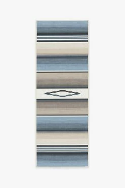 Buy ✔️ Ruggable Falsa Stripes Blue Rug 🛒 -Outdoor Rugs Store falsa stripes blue A RC 0680 27 V2