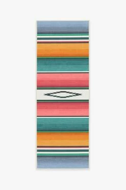 Top 10 😉 Ruggable Falsa Stripes Polychrome Rug 🔔 -Outdoor Rugs Store falsa stripes polychrome A RC 0678 27 V2