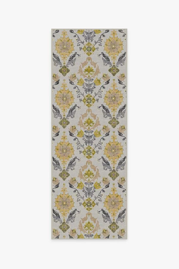Buy ⭐ Ruggable Floral Damask Mimi Yellow Rug 🌟 5 Buy ⭐ Ruggable Floral Damask Mimi Yellow Rug 🌟 - Image 5